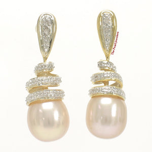 1000802-14k-Yellow-Gold-Diamonds-Pink-Pearl-Dangle-Stud-Earrings