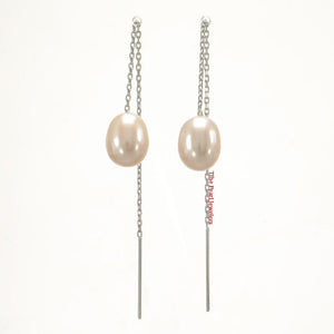 1000827-14k-White-Gold-Threader-Chain-Peach-Raindrop-Pearl-Dangle-Earrings