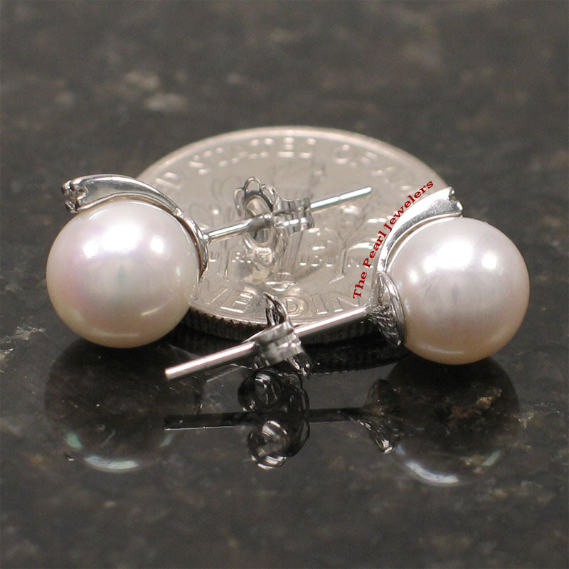 1000875-14k-White-Gold-Diamond-Genuine-White-Cultured-Pearl-Stud-Earrings