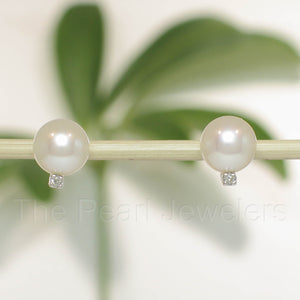 1000875-14k-White-Gold-Diamond-Genuine-White-Cultured-Pearl-Stud-Earrings