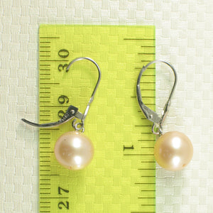 1001027-14k-White-Gold-Leverback-Genuine-Pink-Cultured-Pearl-Dangle-Earrings