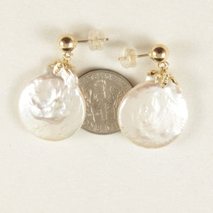 1001100-14k-Yellow-Gold-Large-Baroque-Coin-Pearl-Dangle-Stud-Earrings