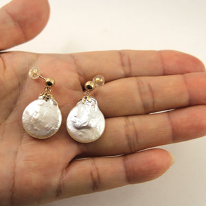 1001100-14k-Yellow-Gold-Large-Baroque-Coin-Pearl-Dangle-Stud-Earrings