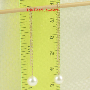 1001820-14k-Yellow-Gold-Threader-Chain-White-Cultured-Pearl-Drop-Earrings