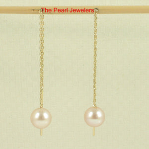 1001824-14k-Yellow-Gold-Threader-Chain-Pink-Cultured-Pearl-Drop-Earrings