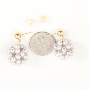 1001914-14k-Yellow-Gold-Gray-Cultured-Pearl-Ball-Dangle-Stud-Earrings