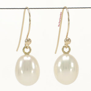 1002630-14k-Yellow-Gold-Fish-Hook-Gold-Ball-White-Cultured-Pearl-Dangle-Earrings
