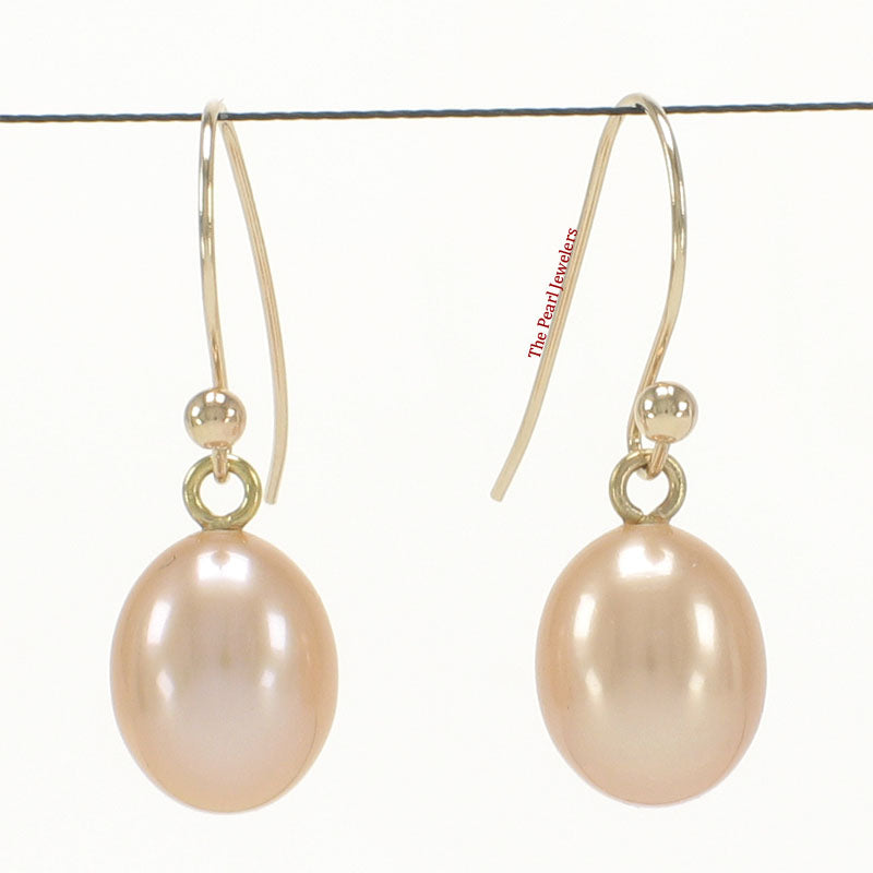 1002632-14k-Yellow-Gold-Fish-Hook-Gold-Ball-Pink-Cultured-Pearl-Dangle-Earrings