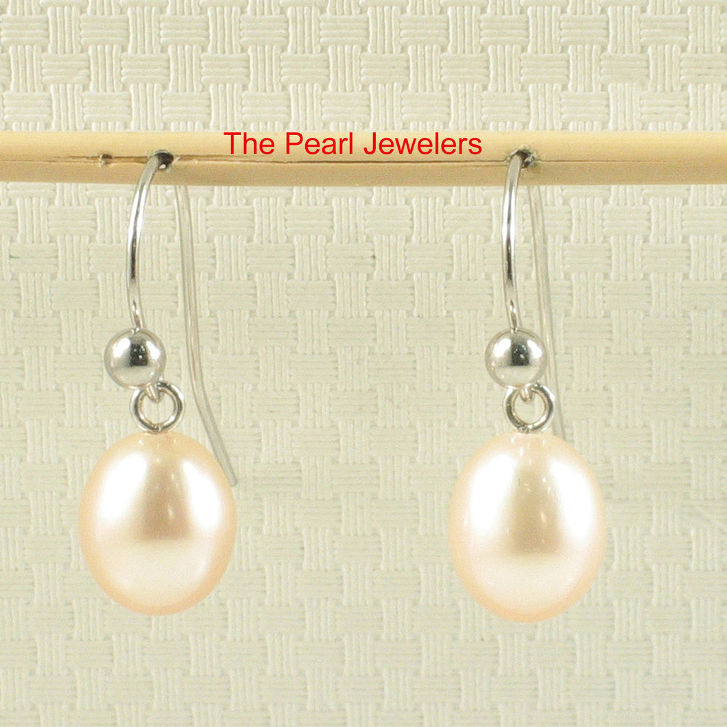 1002637-14k-White-Gold-Fish-Hook-Gold-Ball-Peach-Cultured-Pearl-Dangle-Earrings
