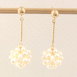 1002910-14k-Yellow-Gold-Tube-White-Cultured-Pearl-Ball-Dangle-Earrings