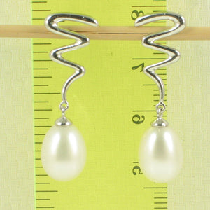 1010195-14k-White-Gold-Lightning-White-Cultured-Pearl-Dangle-Earrings