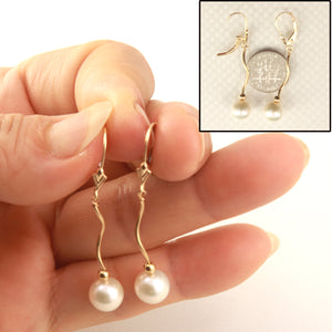 1035340-14k-Gold-Leverback-Twist-Tube-White-Pearl-Dangle-Earrings