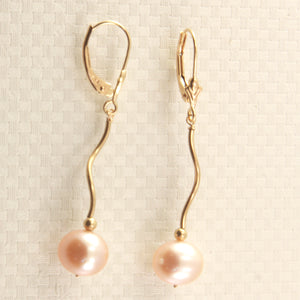 1035342-14k-Gold-Leverback-Twist-Tube-Pink-Pearl-Dangle-Earrings