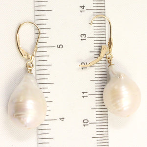 1050020G-14k-Gold-Leverback-Baroque-White-Pearls-Dangle-Earrings