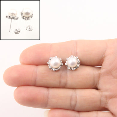 1098655-14k-White-Gold-Diamond-AAA-White-Cultured-Pearl-Stud-Earrings