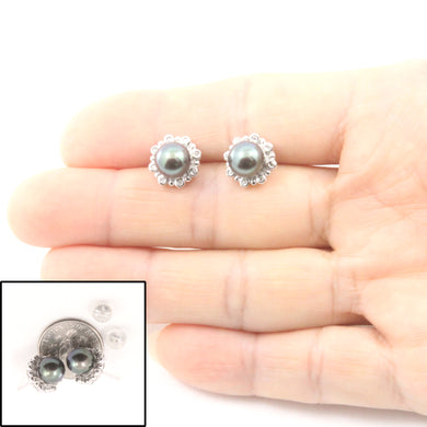 1098656-AAA-Black-Cultured-Pearl-14k-White-Gold-Diamond-Stud-Earrings