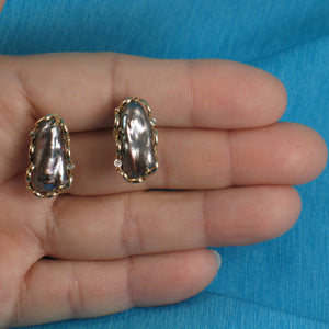 1099001-14k-Gold-Omega-Clip-Diamond-Black-Baroque-Biwa-Pearl-Earrings