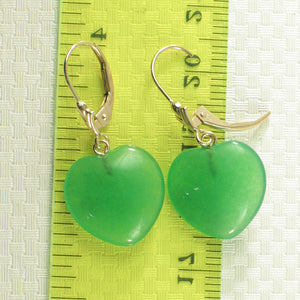 1100093-14k-Yellow-Gold-Heart-Shape-Green-Jade-Leverback-Earrings