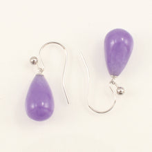 Load image into Gallery viewer, 1101637-Lavender-Jade-Dangling-Earrings-14K-White-Gold