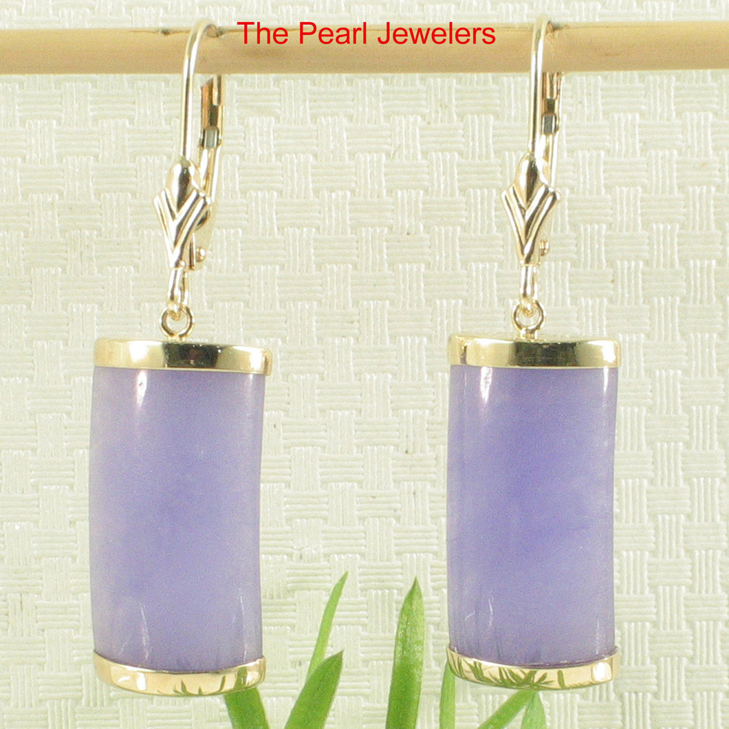 1102022-14k-Yellow-Gold-Leverback-Curved-Lavender-Jade-Dangle-Earrings