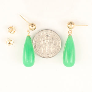 1102233-Teardrop-Green-Jade-Earrings-14kt-Yellow-Gold