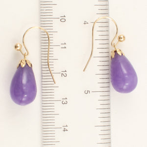 1102632-14K-Yellow-Gold-Lavender-Jade-Dangling-Earrings