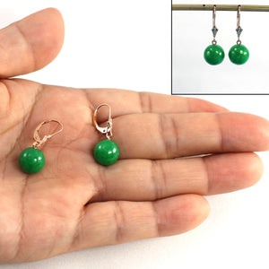 1110023-Round-Green-Jade-Drop-Earrings-14K-Rose-Gold