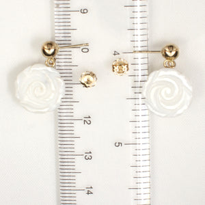 1110260-Mother-of-Pearl-Rose-14K-Yellow-Gold-Earrings