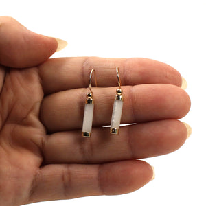 1156700-14k-Yellow-Gold-Dangle-White-Mother-of-Pearl-Fish-Hook-Earrings