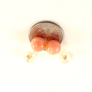 1300050-Simple-7.5-8mm-Coral-Balls-14k-Yellow-Gold-Stud-Earrings.