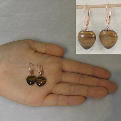 1300133-14k-Solid-Rose-Gold-Leverback-Heart-Genuine-Brown-Tiger-Eye-Dangle-Earrings