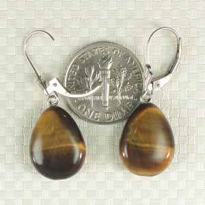 1300196-14k-White-Gold-Lever-Back-Genuine-Brown-Tiger-Eye-Dangle-Earrings