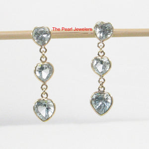 1300223-14k-Yellow-Gold-Love-Heart-Blue-Topaz-Dangle-Stud-Earrings