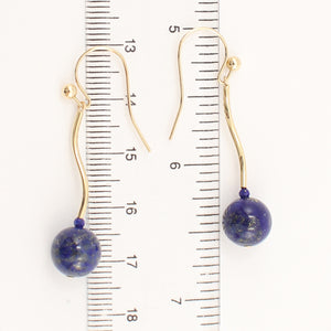 1300241-14K-Yellow-Gold-Blue-Lapis-Lazuli-Dangling-Earrings