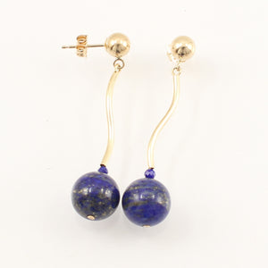 1300291-Blue-Lapis-Lazuli-Dangling-14K-Yellow-Gold-Earrings