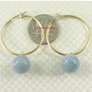 1300590-14k-Yellow-Gold-Hoop-10mm-Blue-Aquamarine-Dangle-Earrings