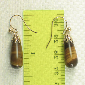 1301631-14k-Yellow-Gold-Fish-Hook-Gold-Ball-Cups-Brow-Tiger-Eye-Dangle-Earrings