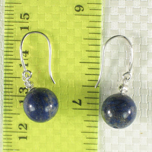 1300925-14k-White-Gold-Sparkling-Diamond-Blue-Lapis-Lazuli-Hook-Earrings