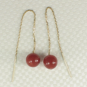 1301824-14k-Yellow-Gold-Threader-Chain-Red-Carnelian-Gemstone-Dangle-Earrings