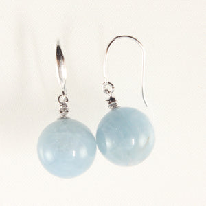 1301929-14k-White-Gold-Genuine-Diamond-Aquamarine-Hook-Earrings