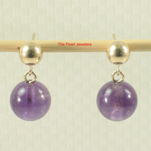 1302013-Well-Match-Dangle-Stud-Earrings-Purple-Amethyst-14k-Yellow-Gold
