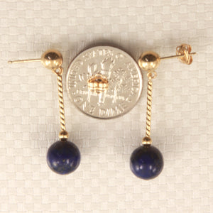 1302174-14k-Gold-Ball-Twist-Tube-Lapis-Dangle-Earrings