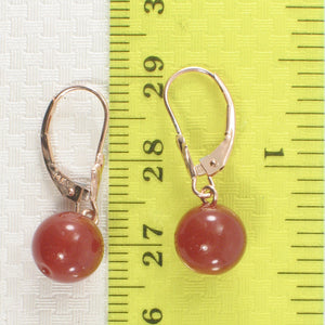 1310033-14k-Rose-Solid-Gold-Leverback-Carnelian-Bead-Dangle-Earrings