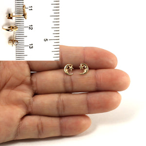 1400060-14kt-Solid-Yellow-Gold-Moon-Star-Stud-Earrings