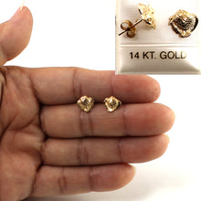 Load image into Gallery viewer, 1400090-14kt-Yellow-Gold-Mini-Fish-Stud-Earrings