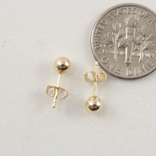 Load image into Gallery viewer, 1401504-14K-Yellow-Gold-4mm-Ball-Stud-Earrings