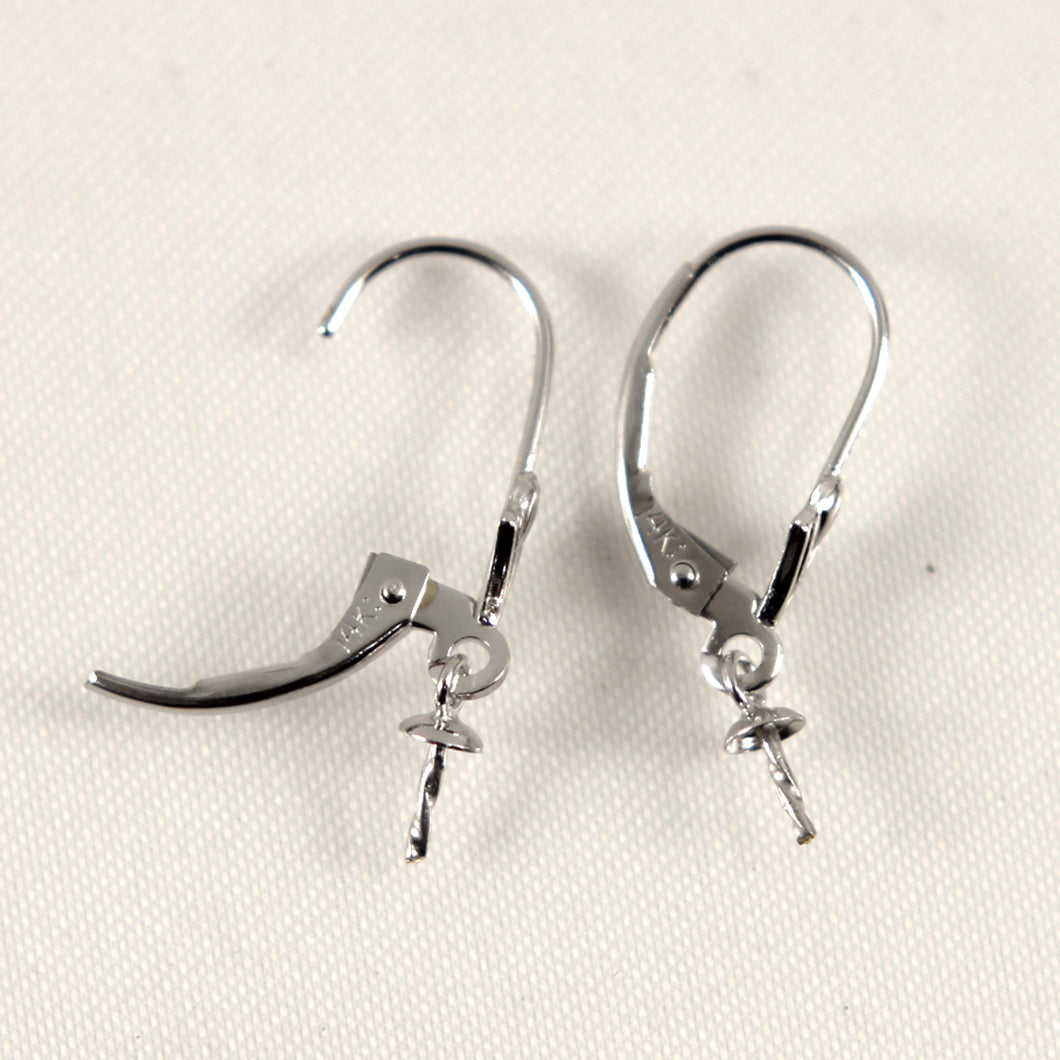 150002-1520W-Pair-of-Solid-14k-White-Gold-Unique-Leverback-Earrings-Component