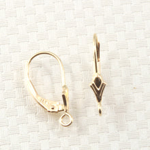Load image into Gallery viewer, 150002-Pair-of-14k-Yellow-Gold-Lever-Back-Findings-Good-for-Dangle-Earrings