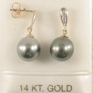 1T00562A-14k-Gold-Diamonds-Silver-Tone-Tahitian-Pearl-Dangle-Earrings