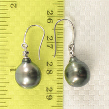 Load image into Gallery viewer, 1T00928B-Exotic-Tahitian-Pearl-Hook-Earrings-14k-White-Gold-Diamonds